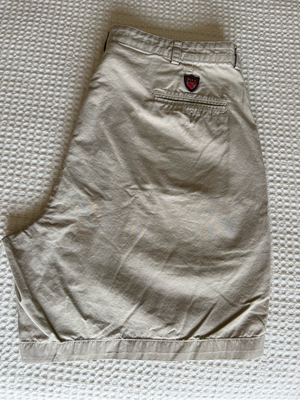 Vintage Polo Golf Pleaded Khaki Shorts lightly worn men’s 36 - Picture 5 of 7